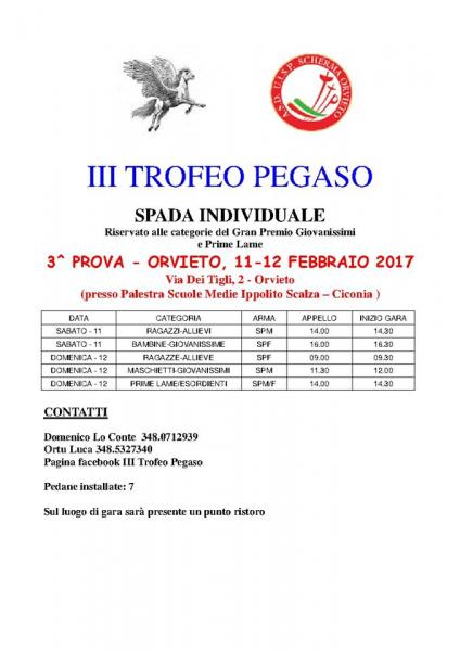 III TROFEO PEGASO